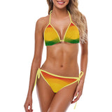 Rasta Color Harmony Custom Bikini Swimsuit (Model S01)