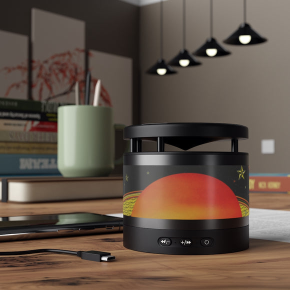 Outer Harvest Moons Metal Bluetooth Speaker and Wireless Charging Pad