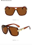 Long Keeper Square Sunglasses Unisex Design Couple Flat Super Star Cool Eyewear