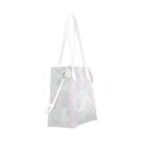 Clear Mint Clover Canvas Tote Bag (Model 1661)