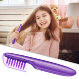 Portable Electric Detangling Wet or Dry Tame The Mane Electric Brush with Brush Cover Adults & Kids