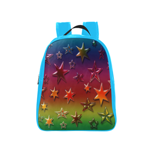 Rainbow Stars School Backpack (Model 1601)(Medium)