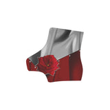 Two Tone Silk Rose Martin Boots For Women Model 1203H