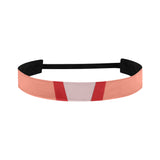 Shades of Red Patchwork Sports Headband