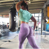 Push Up Fitness Women Pants High Waist Sporting Leggings Workout Pockets