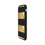 Black Gold Stripes iPhone X Case