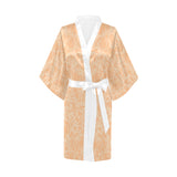 Peachy Apricot Kimono Robe