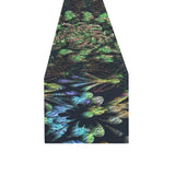 Black Russian Flora Table Runner 14x72 inch