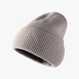 Unisex Knitted Solid Colors Warm Winter Woolen Hat