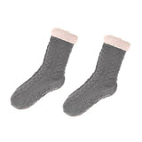 Women 1 Pair Huggle Slipper Thicken Thermal Wool Cashmere Snow Socks