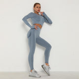 Yoga Clothing Sports Suit Women Sportswear Outfit Fitness Athletic Wear Two-Piece Workout Set