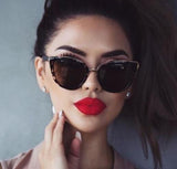 Women Vintage Cat Eye Designer Cute Eyewear Sunglasses