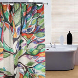 Tree Pattern Bathroom Shower Curtains