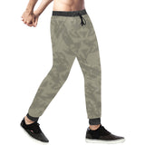 Eagle Taupe Gray Men's All Over Print Sweatpants/Large Size (Model L11)