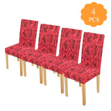 Radical Red Roses Chair Cover (Pack of 4)