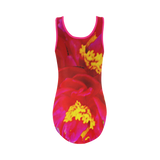 Sweet Vigorosa Flowers Vest One Piece Swimsuit (Model S04)