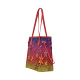 Rainbow Stars Clover Canvas Tote Bag (Model 1661)