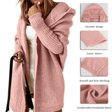 Women Cardigan Korean Loose Solid Color Batwing Long Sleeve Sweater