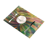 Abstract Colorful Glass Placemat 14’’ x 19’’ (Two Pieces)