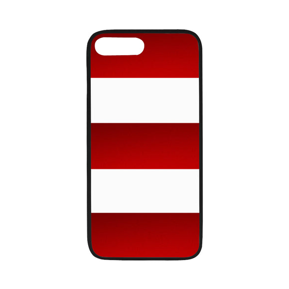 Red White Stripes iPhone 7 plus (5.5”) Case