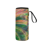Abstract Colorful Glass Neoprene Water Bottle Pouch/Small