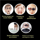 Pin Hole Eye Training Eyewear Exercise Improve Eyesight Sunglasses