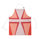 Shades of Red Patchwork All Over Print Apron