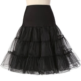 Women Short Petticoat Tulle Crinoline Underskirt Swing Tutu