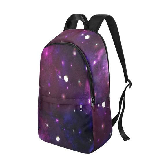 Midnight Blue Purple Galaxy Fabric Backpack for Adult (Model 1659)