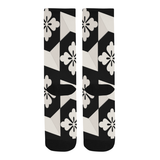Black White Tiles Trouser Socks