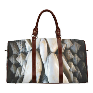 Vignette Sea Shells Waterproof Travel Bag/Small (Model 1639)