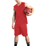 Alizarin Dissolve All Over Print Basketball Uniform