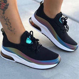 Women Mesh Air-Cushion Flat Anti-Slip Sneaker Shoes