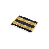 Black Gold Stripes Pet Bed 18"x12"