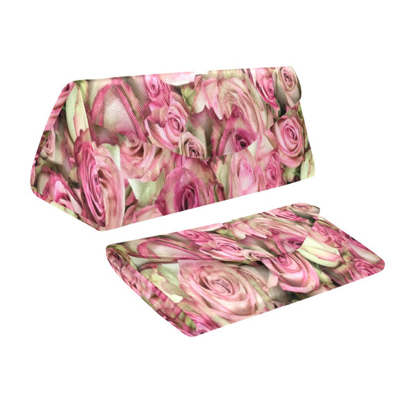 Your Pink Roses Custom Foldable Glasses Case