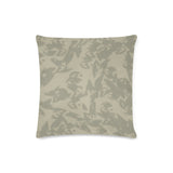 Eagle Taupe Gray Custom Zippered Pillow Case 16"x16"(Twin Sides)
