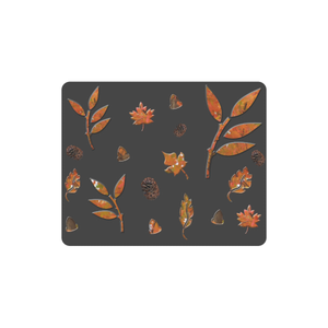 Leaves Pine Cones Rectangle Mousepad