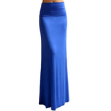 Women's Plus Size Floor-Length Maxi Mermaid Long Bodycon Maxi Skirt