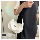 Women's Soft PU Leather Texture High End Solid Single Shoulder Bag