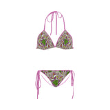 Digitalis Purpurea Flora Custom Bikini Swimsuit