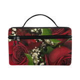 Carmine Roses Cosmetic Bag/Large (Model 1658)
