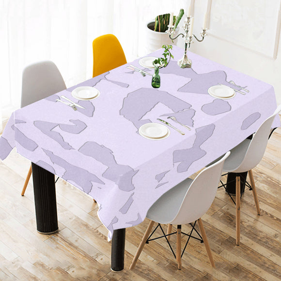 Lavender Moon Raker Cotton Linen Tablecloth 52