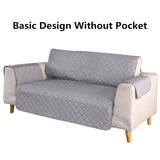 Sofa Cover Throw Mat Protector Reversible Removable Armrest Slipcover
