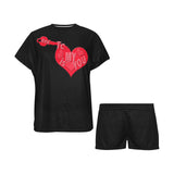 Key to My Heart is You Women's Short Pajama Set (Sets 01)