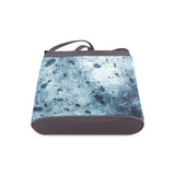 Water Blue Splatter Crossbody Bags (Model 1613)