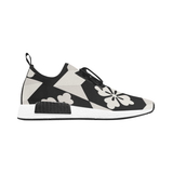 Black White Tiles Women’s Draco Running Shoes (Model 025)