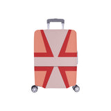 Shades of Red Patchwork Luggage Cover/Small 24'' x 20''