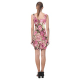 Your Pink Roses Medea Vest Dress (Model D06)