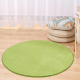 New Fashion Solid Memory Foam Mat Area Rug Yoga Doormat Big Round Carpet Room
