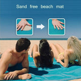 Naturelife Sand Free Beach Mat Portable Anti-slip Rug Outdoor